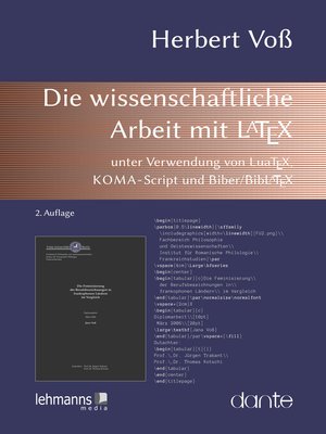 cover image of Die wissenschaftliche Arbeit mit LaTeX